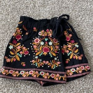 Zara Embroidered Skort